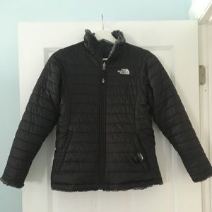 Girls Northface Reversible winter jacket